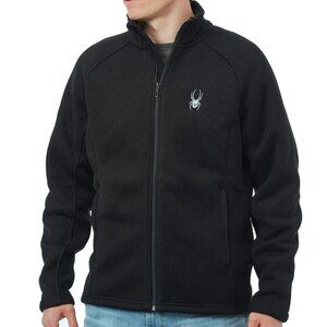 Spyder Men's Foremost Full-Zip Jacket Size M Sweater Knit zippered pockets